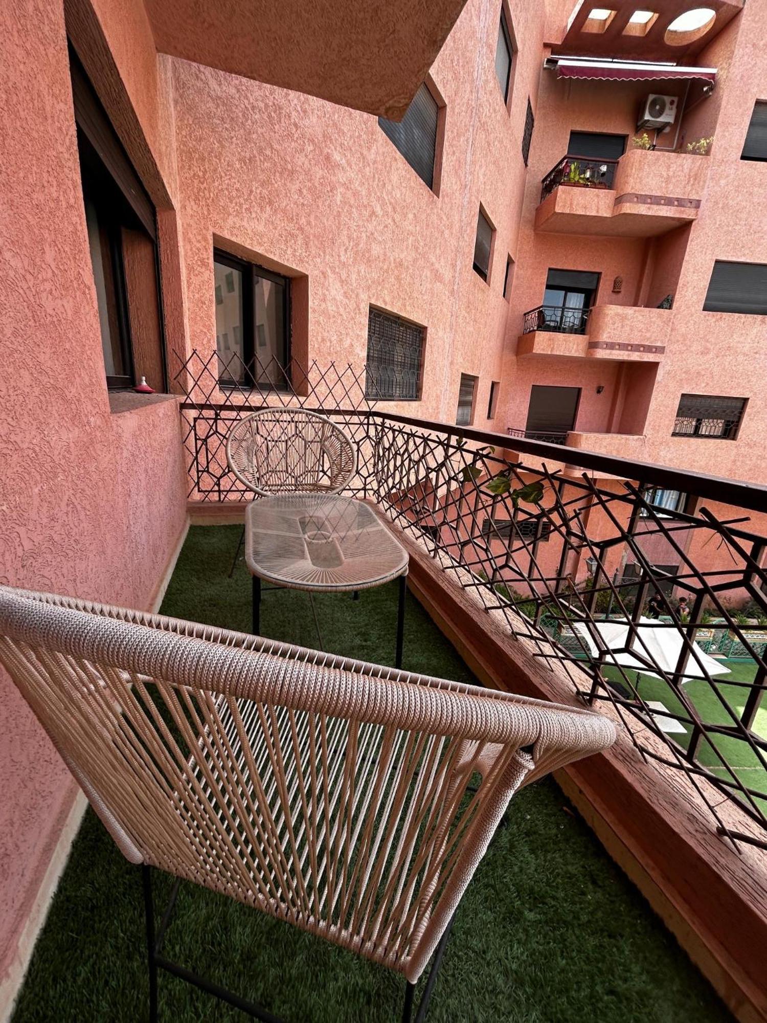 Charmant Appartement A Gueliz Marrakesch Exterior foto